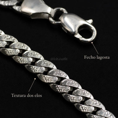 Pulseira Masculina Grumet Aço Inoxidável