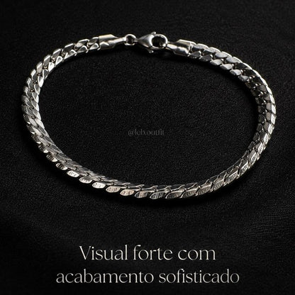 Pulseira Masculina Grumet Aço Inoxidável