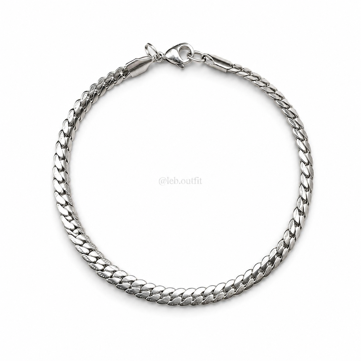 Pulseira Grumet Escama de Peixe em Aço Inoxidável