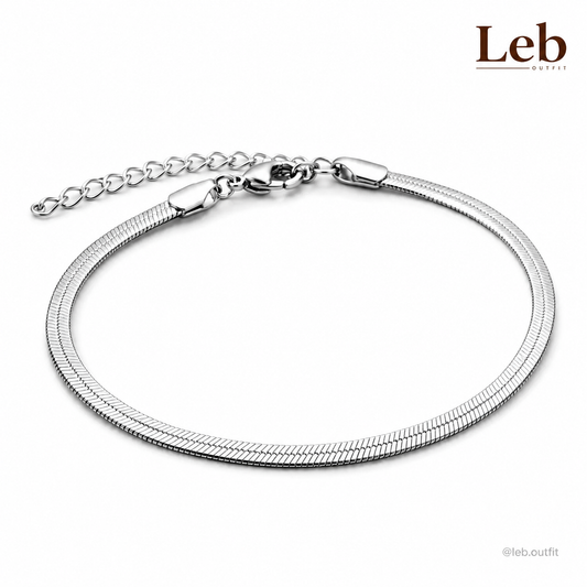 Pulseira Laminada em Aço Inoxidável
